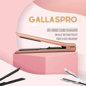 Gallas Pro Hair Straightener - Rose Gold